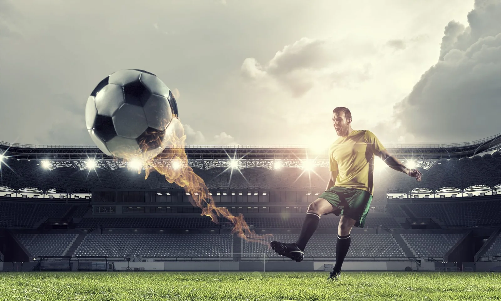 Tampilan olahraga mobile untuk menelusuri pertandingan