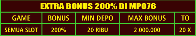 bonu 200% mpo76